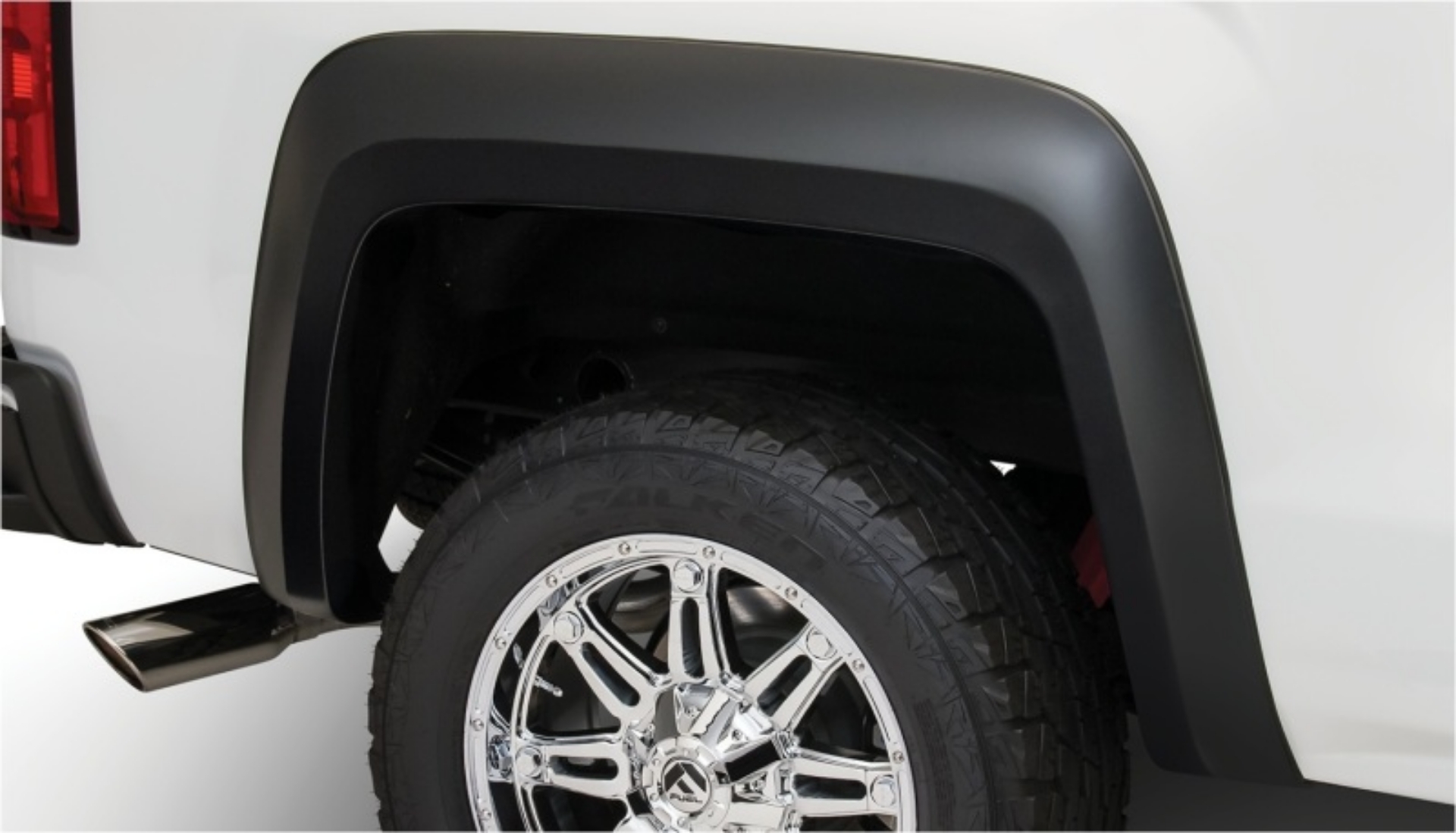 Picture of Bushwacker 14-18 GMC Sierra 1500 Extend-A-Fender Style Flares 2pc 69-3-78-8-97-8in Bed - Black
