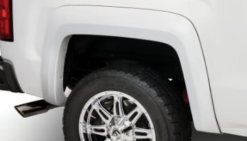 Picture of Bushwacker 14-18 GMC Sierra 1500 Extend-A-Fender Style Flares 2pc 69-3-78-8-97-8in Bed - Black