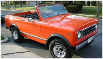 Picture of Bushwacker 72-80 International Scout II Extend-A-Fender Style Flares 2pc - Black