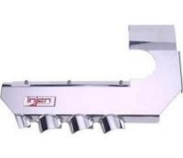 Picture of Injen Power-Flow Diamond Plate Heat Shield w- clear coat Fits 3-00 3-50 Polished