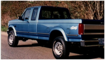 Picture of Bushwacker 92-96 Ford Bronco Extend-A-Fender Style Flares 2pc - Black