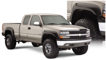 Picture of Bushwacker 07-07 Chevy Silverado 1500 Classic Fleetside Extend-A-Fender Style Flares 4pc - Black