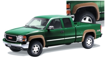Picture of Bushwacker 07-07 Chevy Silverado 1500 Classic Fleetside Extend-A-Fender Style Flares 4pc - Black