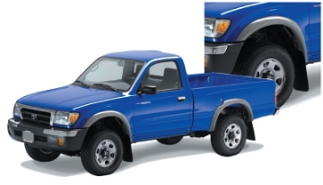 Picture of Bushwacker 95-00 Toyota Tacoma Fleetside Extend-A-Fender Style Flares 4pc w- 4WD Only - Black