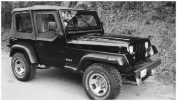 Picture of Bushwacker 87-95 Jeep Wrangler Extend-A-Fender Style Flares 4pc Excludes Renegade - Black