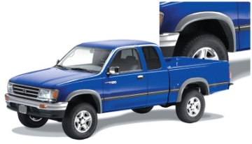 Picture of Bushwacker 93-98 Toyota T100 Fleetside Extend-A-Fender Style Flares 4pc - Black