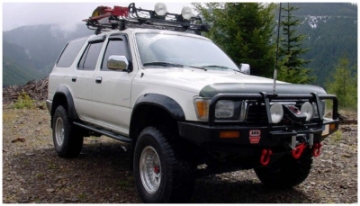 Picture of Bushwacker 90-95 Toyota 4Runner Extend-A-Fender Style Flares 4pc - Black