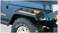 Picture of Bushwacker 87-95 Jeep Wrangler Cutout Style Flares 2pc Cutting Optional Not Renegade - Black