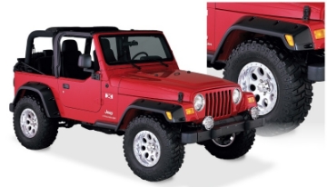 Picture of Bushwacker 97-06 Jeep TJ Max Pocket Style Flares 4pc - Black