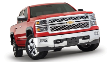 Picture of Bushwacker 15-18 Chevy Silverado 2500 HD Fleetside OE Style Flares 4pc 78-8-97-8in Bed - Black