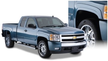 Picture of Bushwacker 07-13 Chevy Silverado 1500 Fleetside OE Style Flares 4pc 69-3in Bed - Black