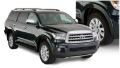 Picture of Bushwacker 08-15 Toyota Sequoia OE Style Flares 4pc Fits w- Factory Mudflap - Black
