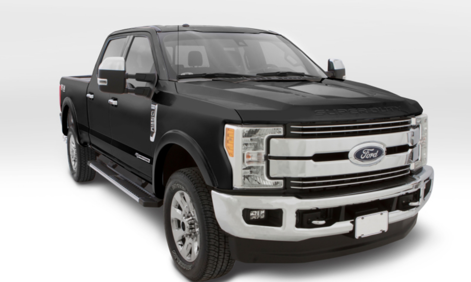 Picture of Bushwacker 17-18 Ford F-250 Super Duty OE Style Flares 4pc - Black