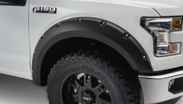 Picture of Bushwacker 15-17 Ford F-150 Pocket Style Flares 2pc Not Compatible w- Technology Package 68T - Black