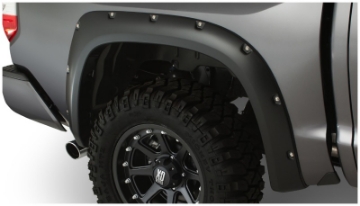 Picture of Bushwacker 14-18 Toyota Tundra Fleetside Pocket Style Flares 2pc 66-7-78-7-97-6in Bed - Black