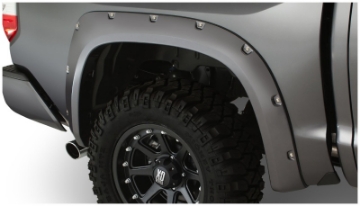Picture of Bushwacker 14-18 Toyota Tundra Fleetside Pocket Style Flares 2pc 66-7-78-7-97-6in Bed - Black