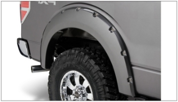 Picture of Bushwacker 09-14 Ford F-150 Styleside Pocket Style Flares 2pc 67-0-78-8-97-4in Bed - Black