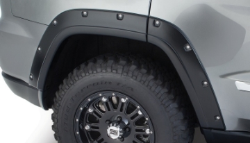 Picture of Bushwacker 11-18 Jeep Grand Cherokee Pocket Style Flares 2pc Does Not Fit SRT8 - Black