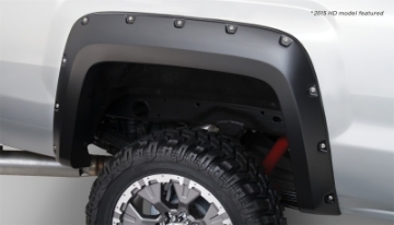 Picture of Bushwacker 14-18 GMC Sierra 1500 Pocket Style Flares 2pc 69-3-78-8-97-8in Bed - Black