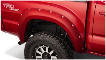 Picture of Bushwacker 12-15 Toyota Tacoma Fleetside Pocket Style Flares 2pc 60-3in Bed - Black