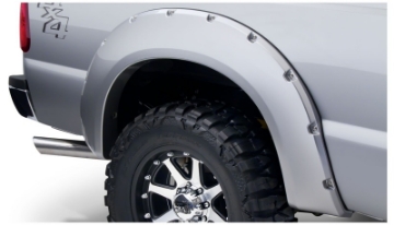 Picture of Bushwacker 11-16 Ford F-250 Super Duty Styleside Pocket Style Flares 2pc - Black