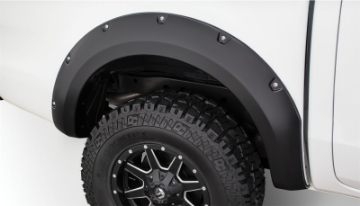 Picture of Bushwacker 11-15 Ford Ranger T6 Pocket Style Flares 2pc 60-0-61-0in Bed - Black