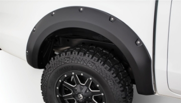 Picture of Bushwacker 11-15 Ford Ranger T6 Pocket Style Flares 2pc 60-0-61-0in Bed - Black