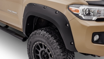 Picture of Bushwacker 16-18 Toyota Tacoma Pocket Style Flares 2pc 60-5-73-7in Bed - Black