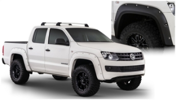 Picture of Bushwacker 11-18 Volkswagen Amarok Pocket Style Flares 2pc - Black
