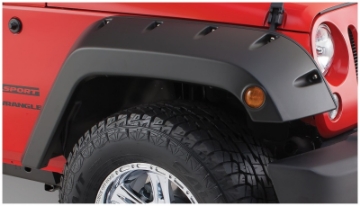 Picture of Bushwacker 07-18 Jeep Wrangler Pocket Style Flares 2pc - Black