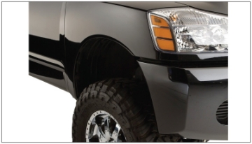 Picture of Bushwacker 04-15 Nissan Titan Pocket Style Flares 2pc - Black