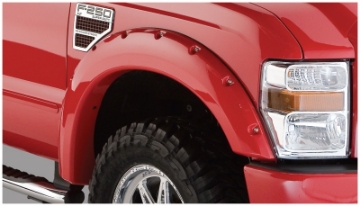 Picture of Bushwacker 08-10 Ford F-250 Super Duty Styleside Pocket Style Flares 4pc 81-0-96-0in Bed - Black