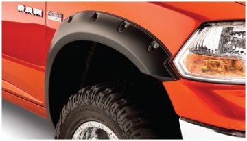 Picture of Bushwacker 09-18 Dodge Ram 1500 Fleetside Pocket Style Flares 4pc 67-4-76-3-96-3in Bed - Black