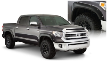 Picture of Bushwacker 14-18 Toyota Tundra Fleetside Pocket Style Flares 4pc 66-7-78-7-97-6in Bed - Black