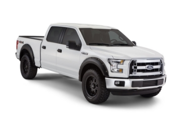Picture of Bushwacker 15-17 Ford F-150 Styleside Pocket Style Flares 4pc 67-1-78-9-97-6in Bed - Black