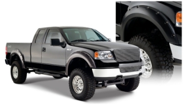 Picture of Bushwacker 04-08 Ford F-150 Styleside Pocket Style Flares 4pc 66-0-78-0-96-0in Bed - Black