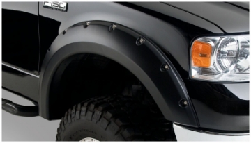 Picture of Bushwacker 04-08 Ford F-150 Styleside Pocket Style Flares 4pc 66-0-78-0-96-0in Bed - Black