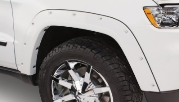 Picture of Bushwacker 11-18 Jeep Grand Cherokee Pocket Style Flares 4pc Does Not Fit SRT8 - Black