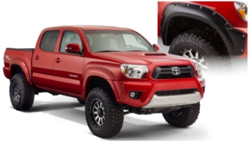 Picture of Bushwacker 12-15 Toyota Tacoma Fleetside Pocket Style Flares 4pc 73-5in Bed - Black