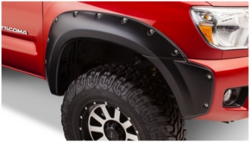 Picture of Bushwacker 12-15 Toyota Tacoma Fleetside Pocket Style Flares 4pc 73-5in Bed - Black