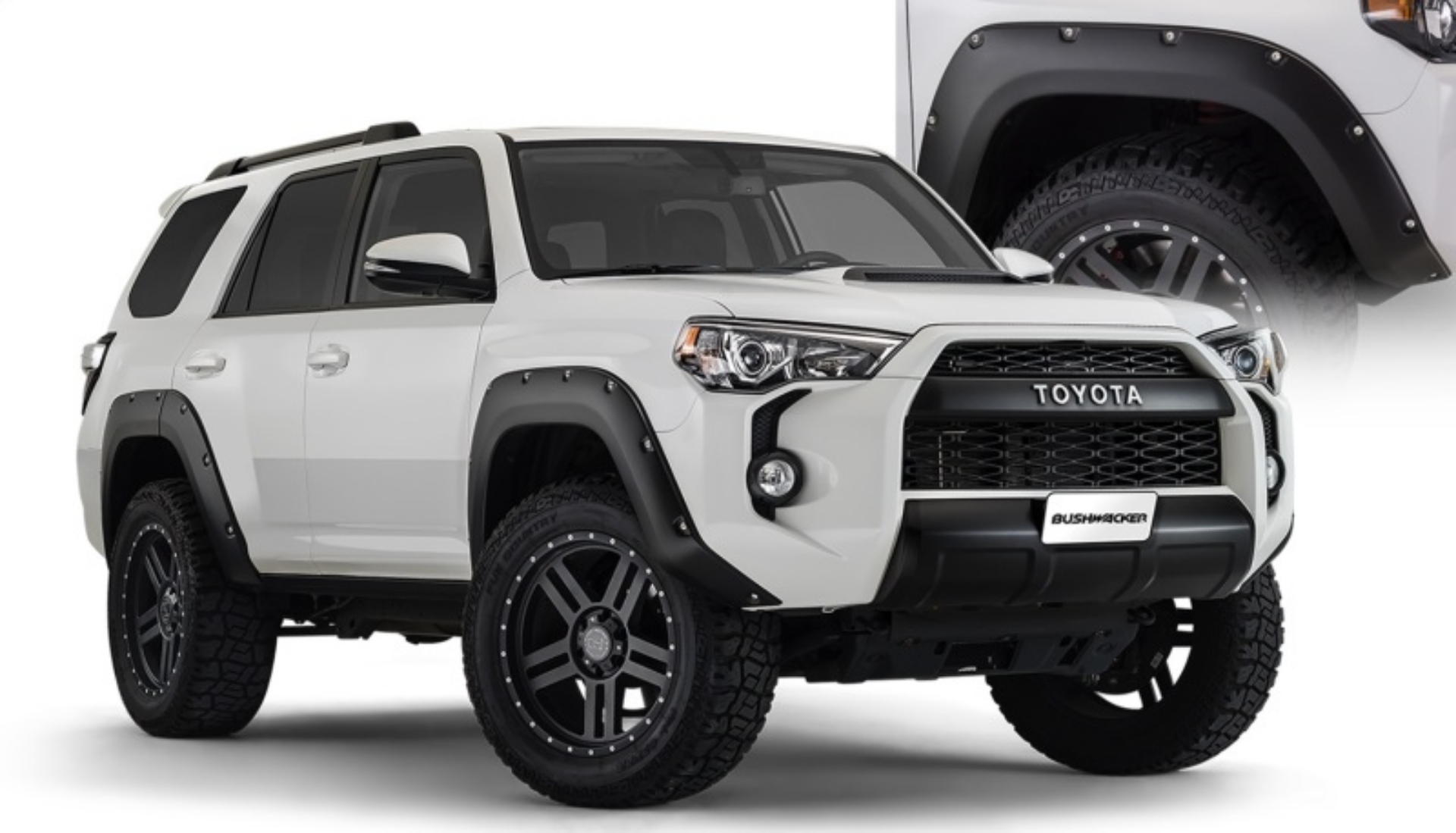 Picture of Bushwacker 14-18 Toyota 4Runner Pocket Style Flares 4pc Excludes Limited - Black