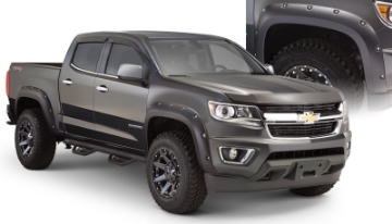 Picture of Bushwacker 15-18 Chevy ado Fleetside Pocket Style Flares 4pc 61-7in Bed - Black