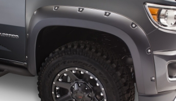 Picture of Bushwacker 15-18 Chevy ado Fleetside Pocket Style Flares 4pc 61-7in Bed - Black