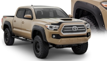 Picture of Bushwacker 16-18 Toyota Tacoma Pocket Style Flares 4pc 60-5-73-7in Bed - Black