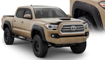 Picture of Bushwacker 16-18 Toyota Tacoma Pocket Style Flares 4pc 60-5-73-7in Bed - Black