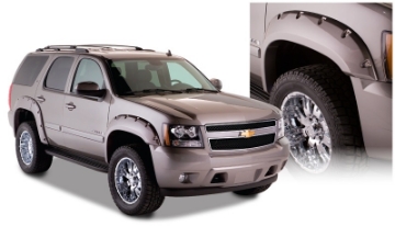 Picture of Bushwacker 07-14 Chevy Tahoe Pocket Style Flares 4pc Does Not Fit LTZ - Black
