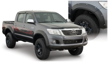 Picture of Bushwacker 11-13 Toyota Hilux Pocket Style Flares 4pc 59-8in Bed - Black