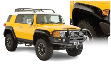 Picture of Bushwacker 07-14 Toyota FJ Cruiser Pocket Style Flares 4pc - Black