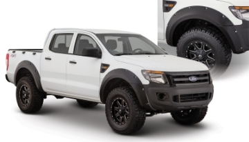 Picture of Bushwacker 11-15 Ford Ranger T6 Pocket Style Flares 4pc - Black