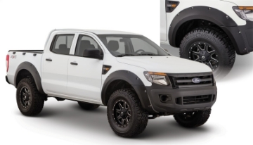 Picture of Bushwacker 11-15 Ford Ranger T6 Pocket Style Flares 4pc - Black
